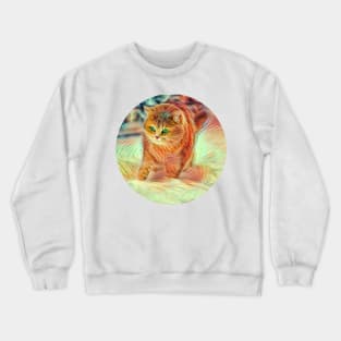 Behavioral floppy cat Crewneck Sweatshirt